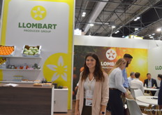 Am Stand der Unternehmensgruppe Llombart. Beheimatet ist das Familienunternehmen in Lahr im Schwarzwald.