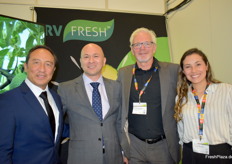 Ezequiel Esquinca-Reyes, Dave Sijogo (EU Managing Director), Jaap den Engelsman und Grisell Saucedo von RV Fresh Food B.V.