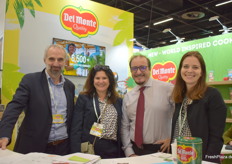 Guillaume Randeynes (Directeur Commercial), Caterina Grimaldi, Gianpaolo Renino (Senior Vice President, Europe and Africa) und Federica Fiorini (Product Category Leader) von Del Monte