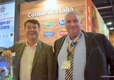 Grégoir Baudour (Export Area Manager) von Conserve Italia Soc. coop. agricola und Andreas Münnich (National Account Manager) von Conserve Italia Deutschland GmbH