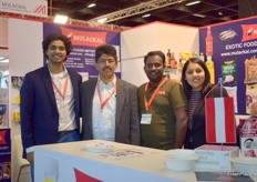 Jos Jitin Joseph (Process Manager), Joseph Abraham (Managing Director), Ramakumar Palani (Sales Manager) und Misha Abraham (Key Account Manager) von der Mulackal Handel Ges.m.b.H.