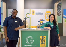 Tobi Okusanya (Assistant Sales & Stakeholder Relations) und Samantha Fascina (GGN Label Administration Manager Fruit & Vegetables) von GLOBALG.A.P./FoodPLUS GmbH