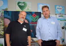 Boris Löhlein und Henning Behrens von der Danespo GmbH & Co. KG, ein Pflanzenzüchtungsunternehmen mit dem Fokus auf Kartoffeln