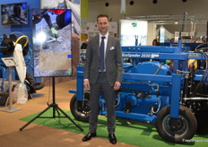 Chris Engels war wie gewohnt auf dem großen, bunten Stand in der Halle 1 anzutreffen. Er präsentierte u.a. das Verfahren EcoSpader. 