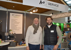 Peter Schiffmann und sein Neffe Erik Sebastian Schiffmann von A+P Service aus Jork. 