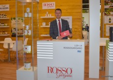 Der Stand von Rosso Gargano mit Facundo Jauregui