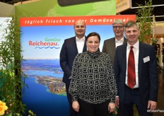 Ingo Bernhard, Martina Rauneker, Stefan Zimmermann und Christian Müller von Gemüse Reichenau