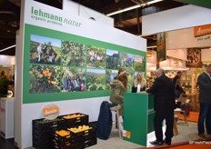 Viel zu tun am Stand der lehmann natur GmbH.