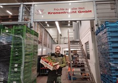 Abbas Safaei von der A&S FINE FOOD GmbH zu der auch die Wortmarke 'Kronenfrucht' gehört.