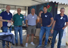 Thorben Kathmann und Uwe Köstermann (Huntegold), Jörg Dressel (EZG Hessen), Michael Hungenberg und Manfred Dreßler (Res Naturae).