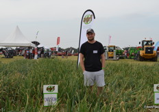 Konstantin Müller des Züchtungsunternehmens Agri Saaten. Das Unternehmen hat sich auf italienische Zwiebelsorten spezialisiert, die insbesondere in trockenen Jahren besonders gut performen.