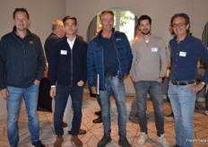 Dinand van Genderen (Synclar), Luc Baltussen (ChampFood), Harry Hesen (Synclar), Joost Hesen (VeMe) und Bart Aerts (Fancom)