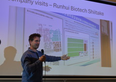 Kasper Moreaux gab Einblicke in die chinesische Edelpilzzucht.