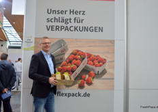 Tobias Kärst vertrat auch in diesem Jahr das Verpackungsunternehmen FPS Flexpack.